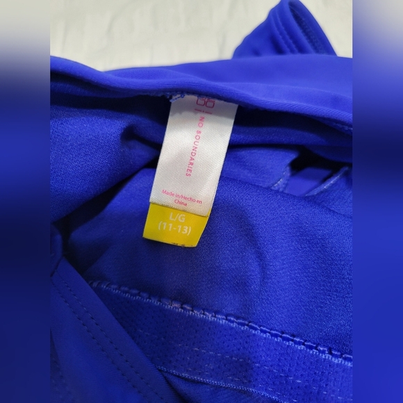 BUNDLE ONLY: No Boundaries Juniors Red White And Bae One Piece Swimsuit Royal L - Picture 6 of 8